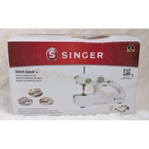New SINGER Stitch Quick+ Cordless Handheld Sewing Machine